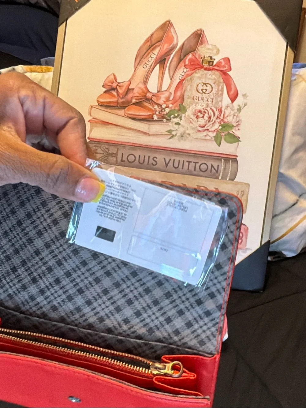 See by Chloé Red Leather Bow Wallet - Picture 3 of 16